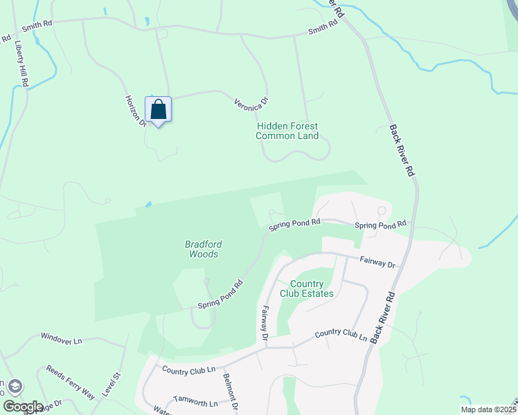 map of restaurants, bars, coffee shops, grocery stores, and more near 34 Cricket Hill Drive in Merrimack