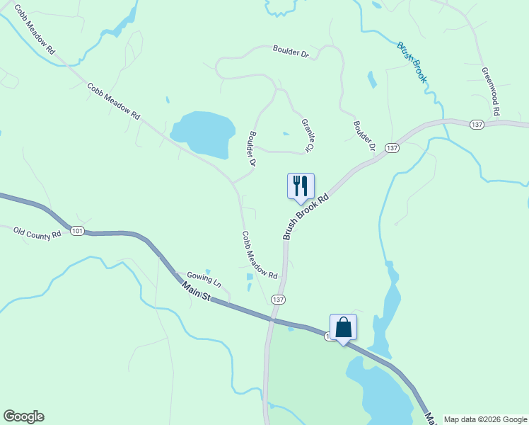 map of restaurants, bars, coffee shops, grocery stores, and more near 58 Cobb Meadow Road in Dublin