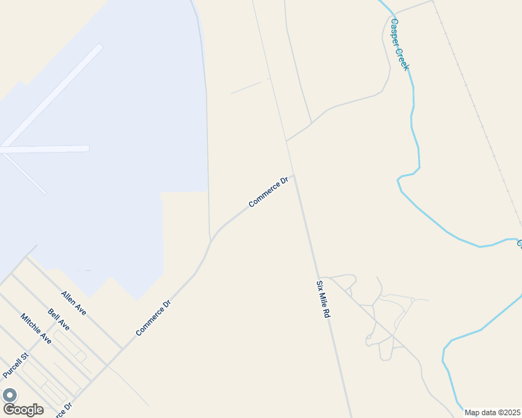 map of restaurants, bars, coffee shops, grocery stores, and more near North 6 Mi Road in Casper