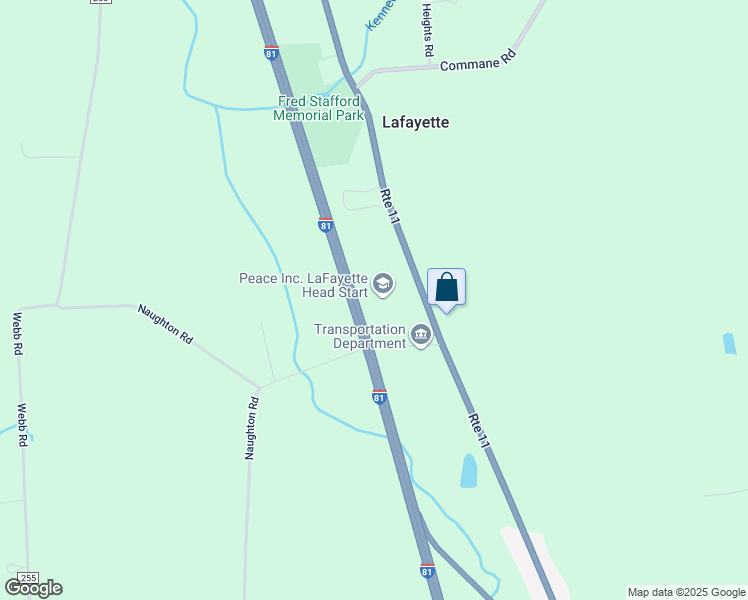map of restaurants, bars, coffee shops, grocery stores, and more near 2773 U.S. 11 in LaFayette