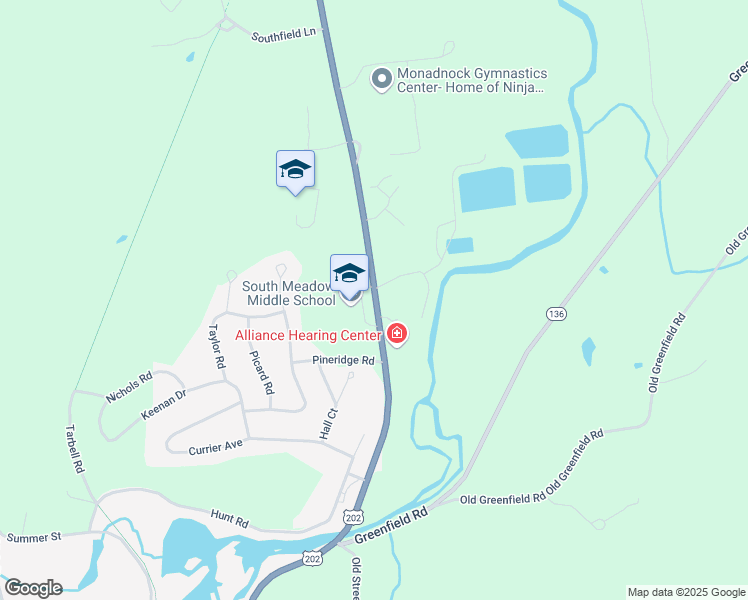 map of restaurants, bars, coffee shops, grocery stores, and more near 106 Hancock Road in Peterborough