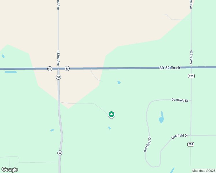 map of restaurants, bars, coffee shops, grocery stores, and more near 43225 South Dakota 50 in Yankton