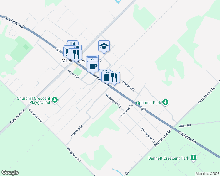 22417 Adelaide Road, Mount Brydges ON Walk Score