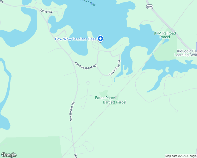 map of restaurants, bars, coffee shops, grocery stores, and more near 22 Travis Cove Road in Kingston