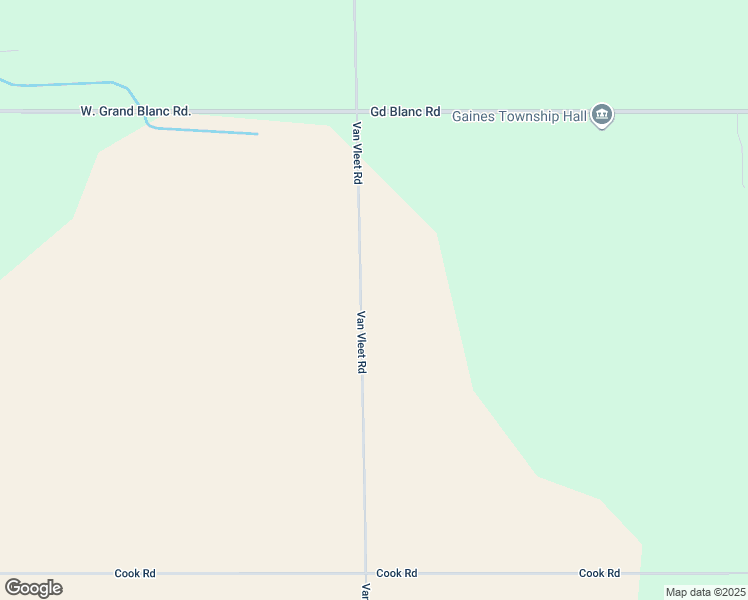 map of restaurants, bars, coffee shops, grocery stores, and more near 8191 Van Vleet Road in Gaines