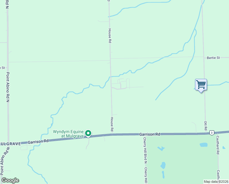 map of restaurants, bars, coffee shops, grocery stores, and more near 1196 House Road in Fort Erie