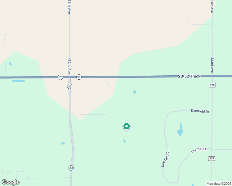 map of restaurants, bars, coffee shops, grocery stores, and more near 43225 South Dakota 50 in Yankton