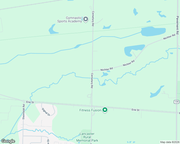 map of restaurants, bars, coffee shops, grocery stores, and more near 170 Cemetery Road in Lancaster