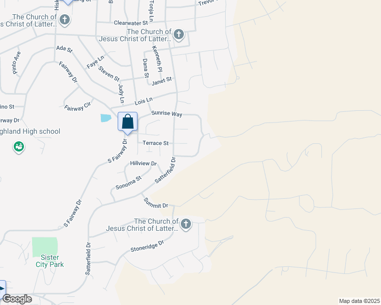 map of restaurants, bars, coffee shops, grocery stores, and more near 3000 Shelly Place in Pocatello