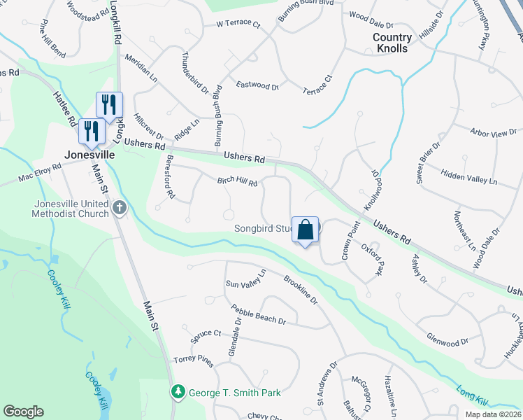map of restaurants, bars, coffee shops, grocery stores, and more near 11 Brook Hollow Road in Ballston Lake