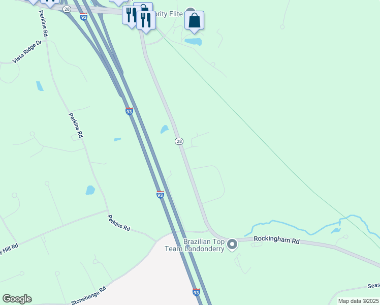 map of restaurants, bars, coffee shops, grocery stores, and more near 2 Melody Lane in Londonderry