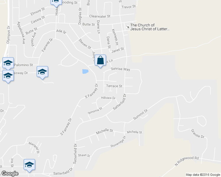 map of restaurants, bars, coffee shops, grocery stores, and more near 1799 Morning Glory Lane in Pocatello