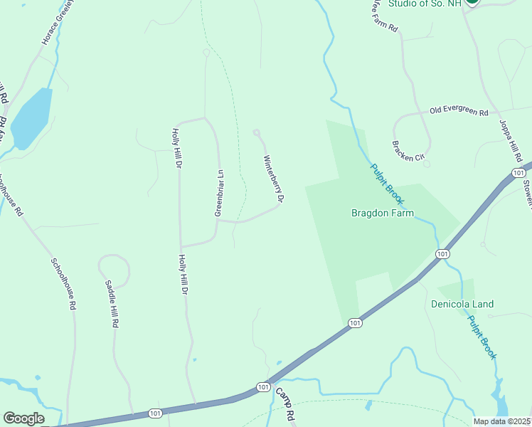 map of restaurants, bars, coffee shops, grocery stores, and more near 9 Winterberry Drive in Amherst