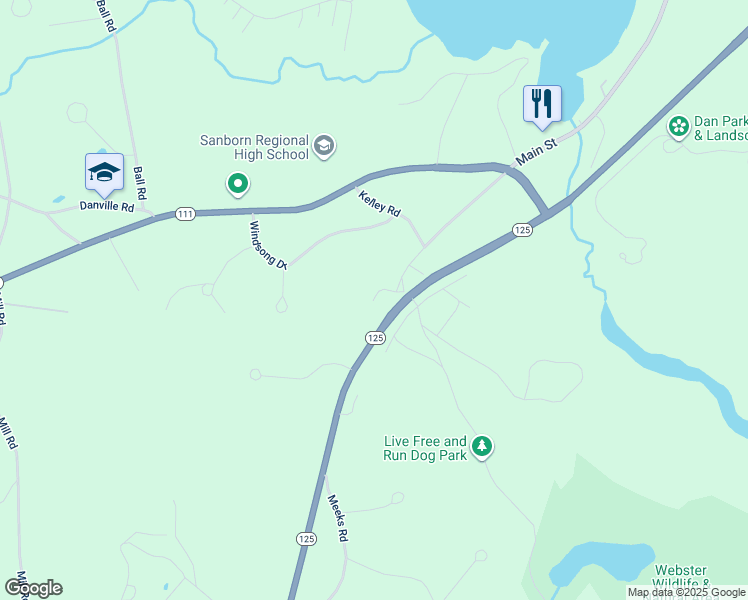 map of restaurants, bars, coffee shops, grocery stores, and more near 2 Main Street in Kingston