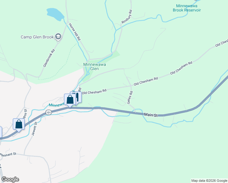 map of restaurants, bars, coffee shops, grocery stores, and more near Gates Road in Marlborough