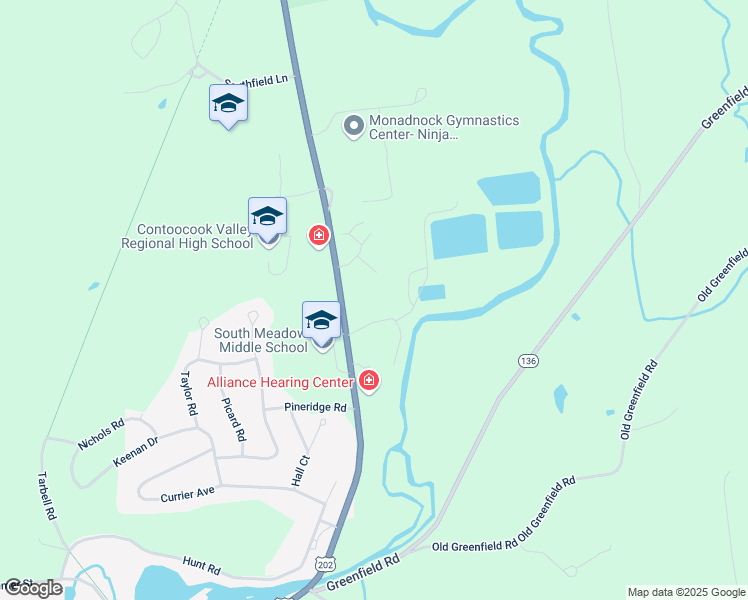 map of restaurants, bars, coffee shops, grocery stores, and more near 133 Pheasant Road in Peterborough