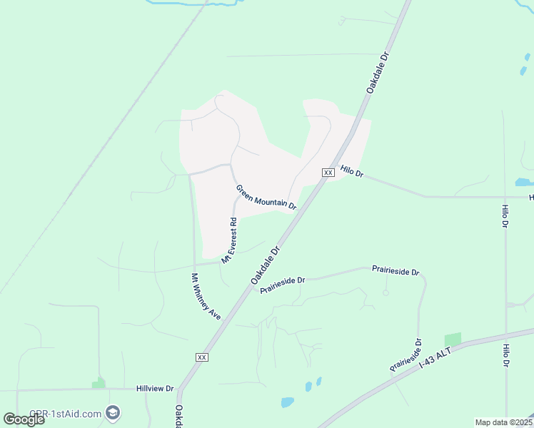 map of restaurants, bars, coffee shops, grocery stores, and more near S75W26200 Stoneridge Court in Waukesha