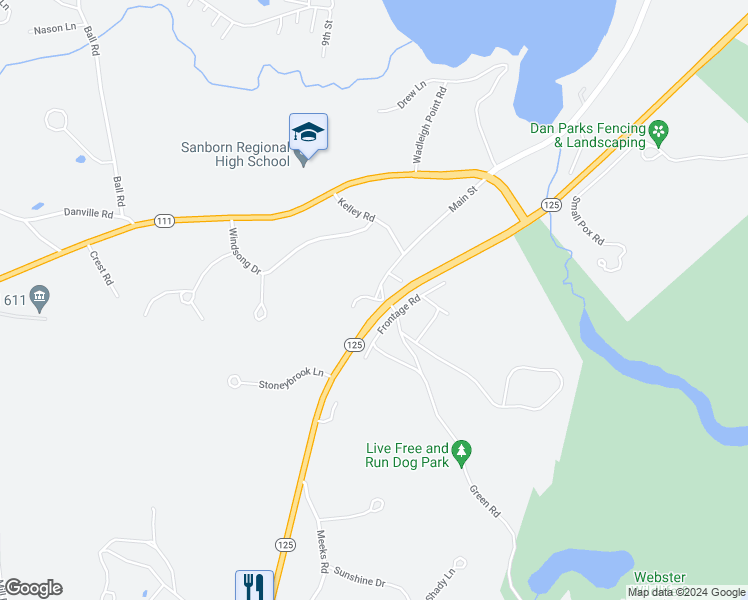 map of restaurants, bars, coffee shops, grocery stores, and more near 2 Main Street in Kingston