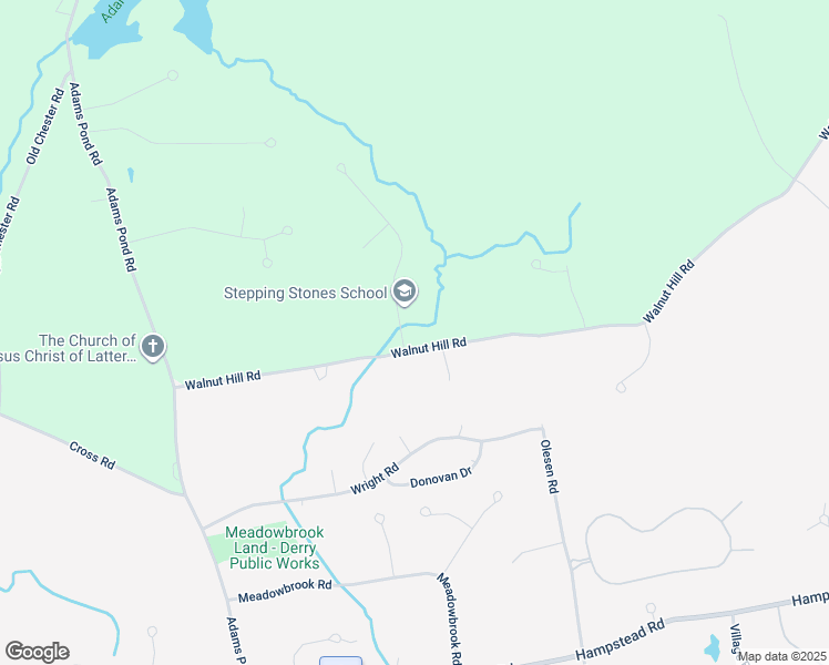 map of restaurants, bars, coffee shops, grocery stores, and more near 1 Partridge Lane in Derry