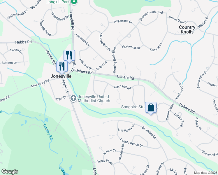 map of restaurants, bars, coffee shops, grocery stores, and more near 1 Castlegate in Ballston Lake