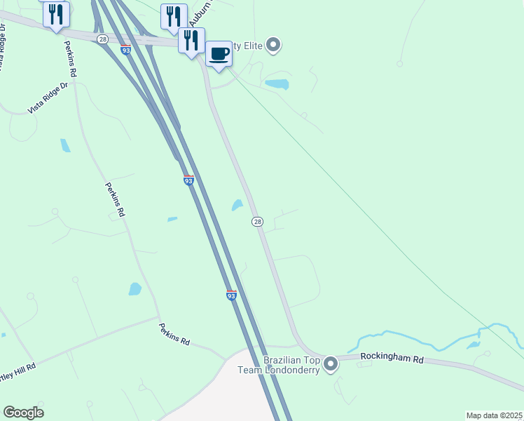 map of restaurants, bars, coffee shops, grocery stores, and more near 100 Rockingham Road in Londonderry