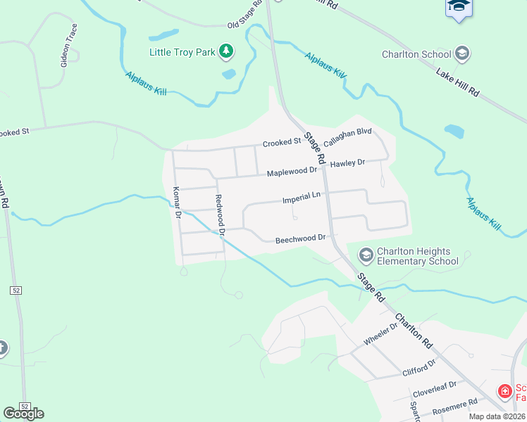 map of restaurants, bars, coffee shops, grocery stores, and more near 15 Imperial Lane in Ballston Lake