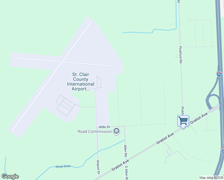 map of restaurants, bars, coffee shops, grocery stores, and more near 131 Ash Drive in Smiths Creek