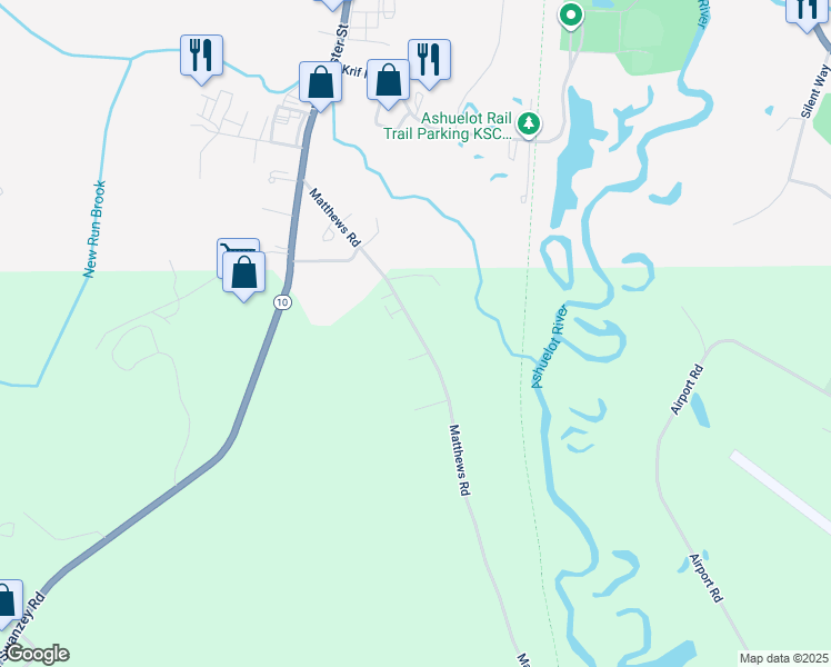 map of restaurants, bars, coffee shops, grocery stores, and more near 329 Matthews Road in Swanzey
