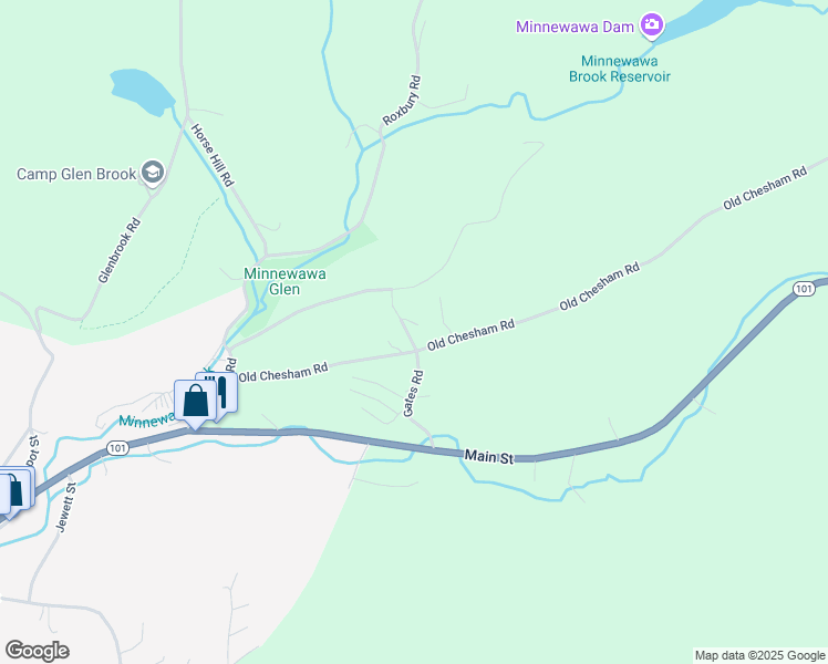 map of restaurants, bars, coffee shops, grocery stores, and more near 20 Gates Road in Marlborough