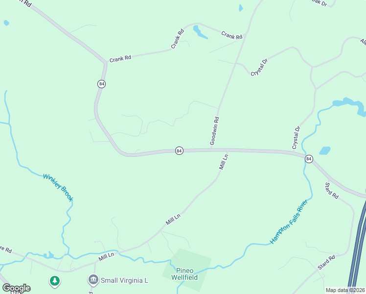 map of restaurants, bars, coffee shops, grocery stores, and more near 127 Kensington Road in Hampton Falls