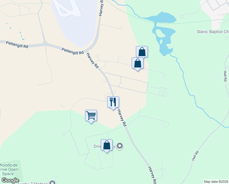 map of restaurants, bars, coffee shops, grocery stores, and more near 63R Harvey Road in Londonderry