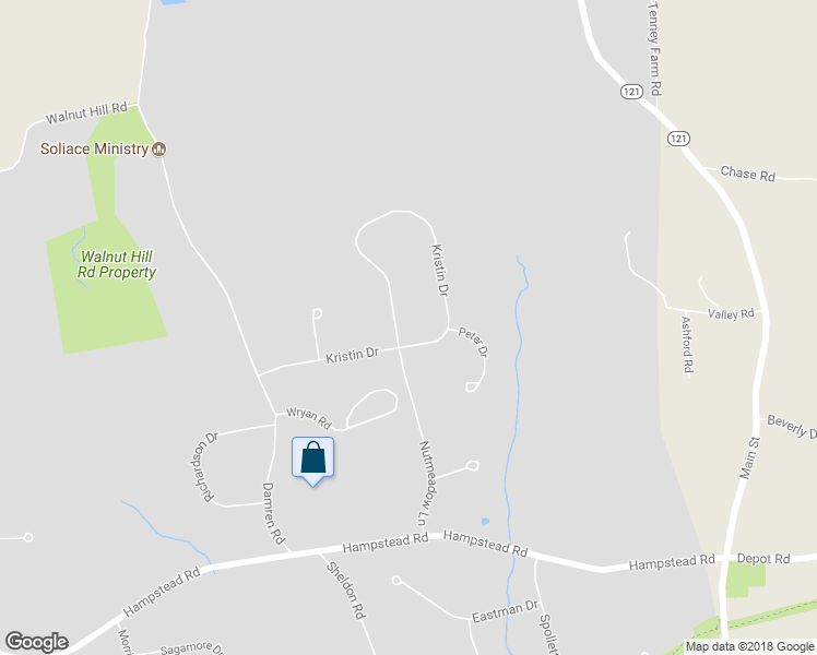 map of restaurants, bars, coffee shops, grocery stores, and more near 46 Kristin Drive in Derry