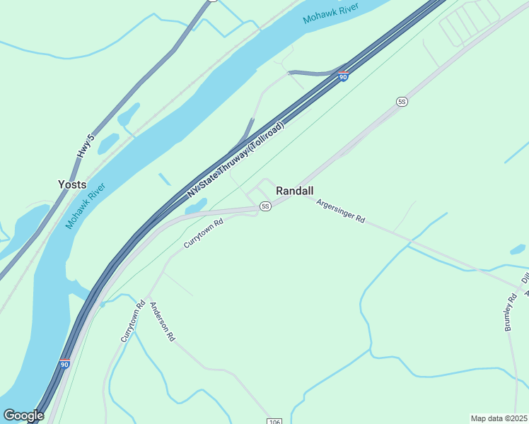 map of restaurants, bars, coffee shops, grocery stores, and more near 4233 New York 5S in Fultonville