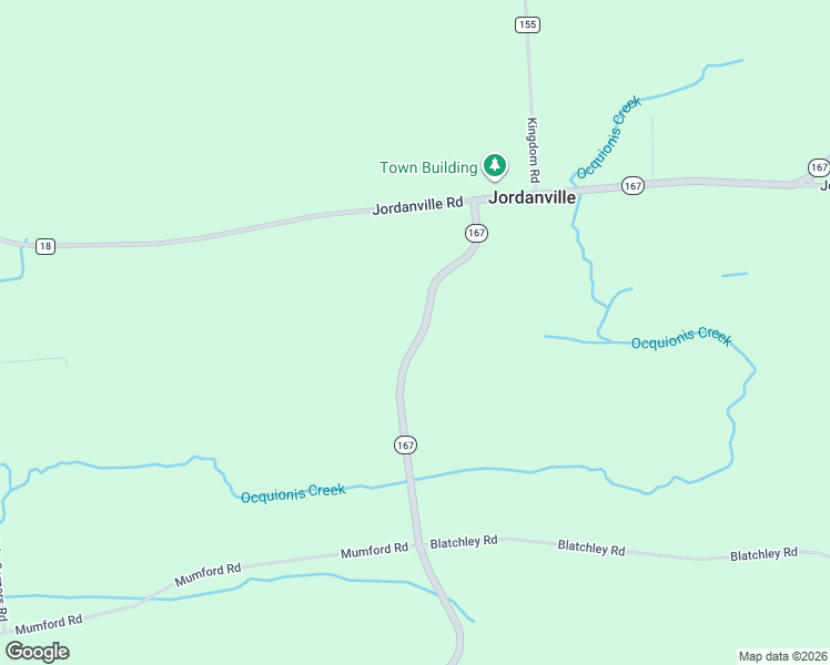 map of restaurants, bars, coffee shops, grocery stores, and more near 1206-1222 New York 167 in Jordanville