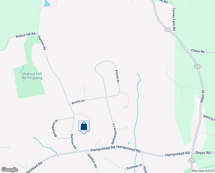 map of restaurants, bars, coffee shops, grocery stores, and more near 46 Kristin Drive in Derry