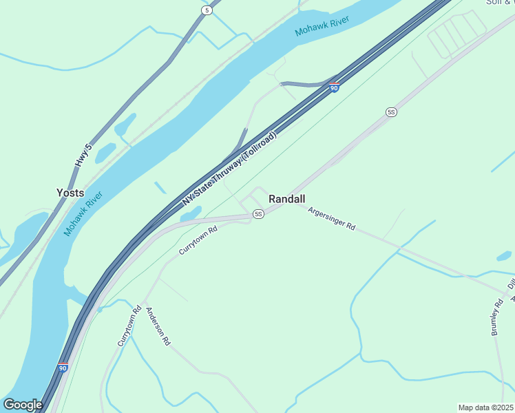 map of restaurants, bars, coffee shops, grocery stores, and more near 4233 New York 5S in Fultonville