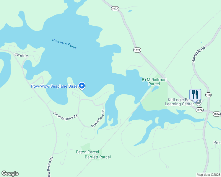 map of restaurants, bars, coffee shops, grocery stores, and more near 42 Coopers Grove Road in Kingston