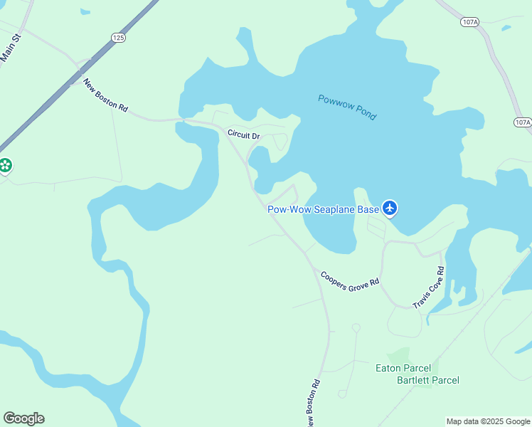 map of restaurants, bars, coffee shops, grocery stores, and more near 52 New Boston Road in Kingston