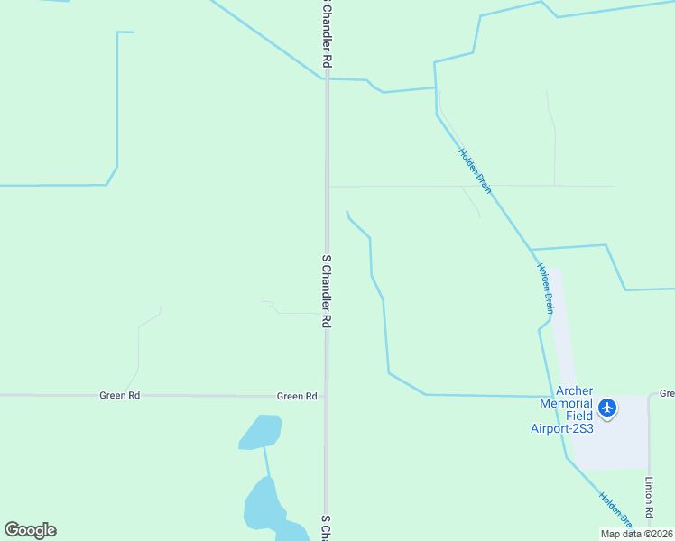map of restaurants, bars, coffee shops, grocery stores, and more near 7357 South Chandler Road in Saint Johns