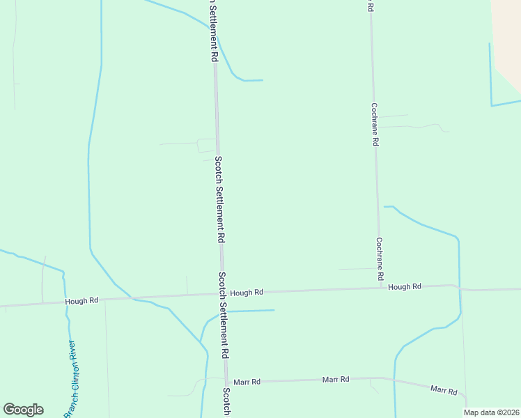 map of restaurants, bars, coffee shops, grocery stores, and more near 5371 Scotch Settlement Road in Almont