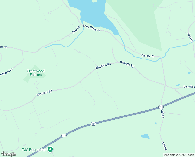map of restaurants, bars, coffee shops, grocery stores, and more near 36 Hickory Lane in Danville