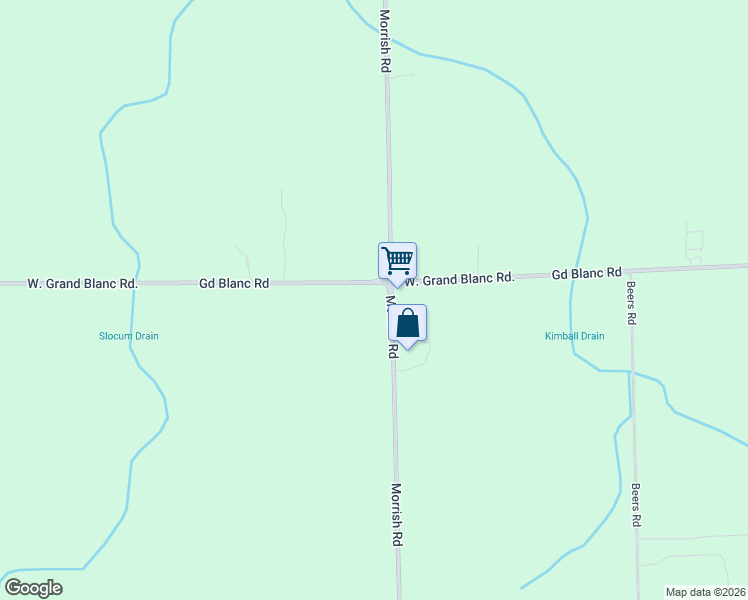 map of restaurants, bars, coffee shops, grocery stores, and more near 8019 Morrish Road in Swartz Creek