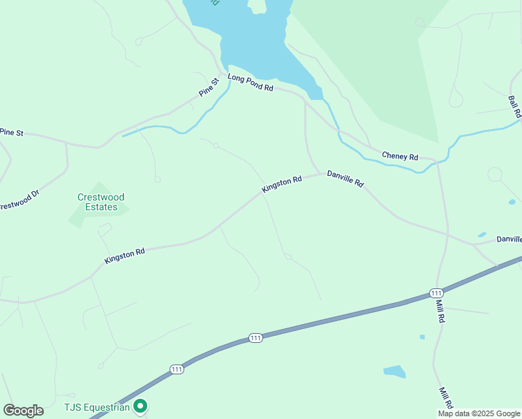 map of restaurants, bars, coffee shops, grocery stores, and more near 36 Hickory Lane in Danville