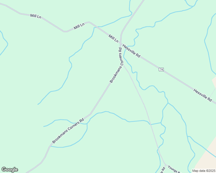 map of restaurants, bars, coffee shops, grocery stores, and more near County Highway 73 in Montgomery County