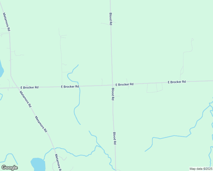 map of restaurants, bars, coffee shops, grocery stores, and more near 1400 East Brocker Road in Metamora
