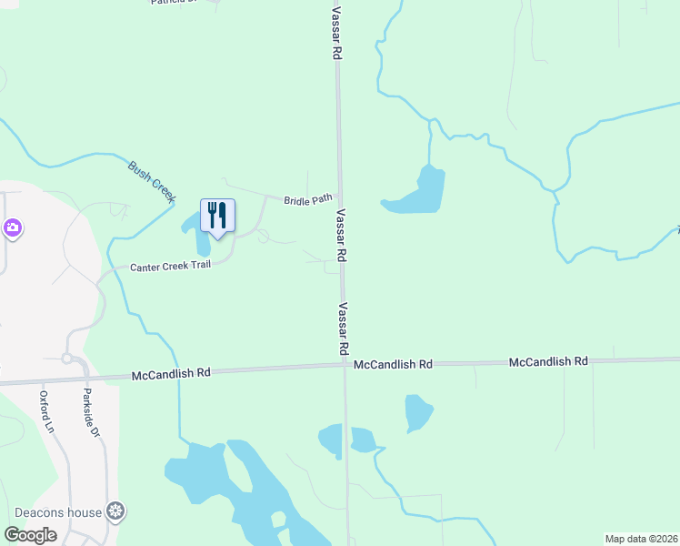 map of restaurants, bars, coffee shops, grocery stores, and more near 8144 Vassar Road in Grand Blanc