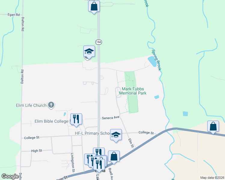 map of restaurants, bars, coffee shops, grocery stores, and more near 1708 Parkside Place in Lima