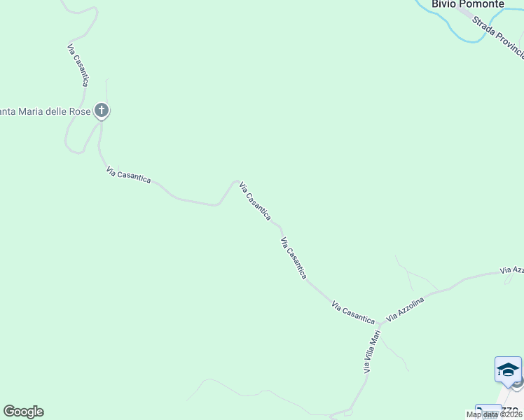 map of restaurants, bars, coffee shops, grocery stores, and more near Unnamed Road in Perugia