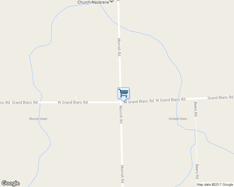 map of restaurants, bars, coffee shops, grocery stores, and more near 7488 Morrish Road in Swartz Creek