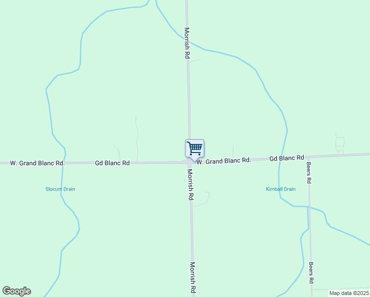map of restaurants, bars, coffee shops, grocery stores, and more near 7488 Morrish Road in Swartz Creek